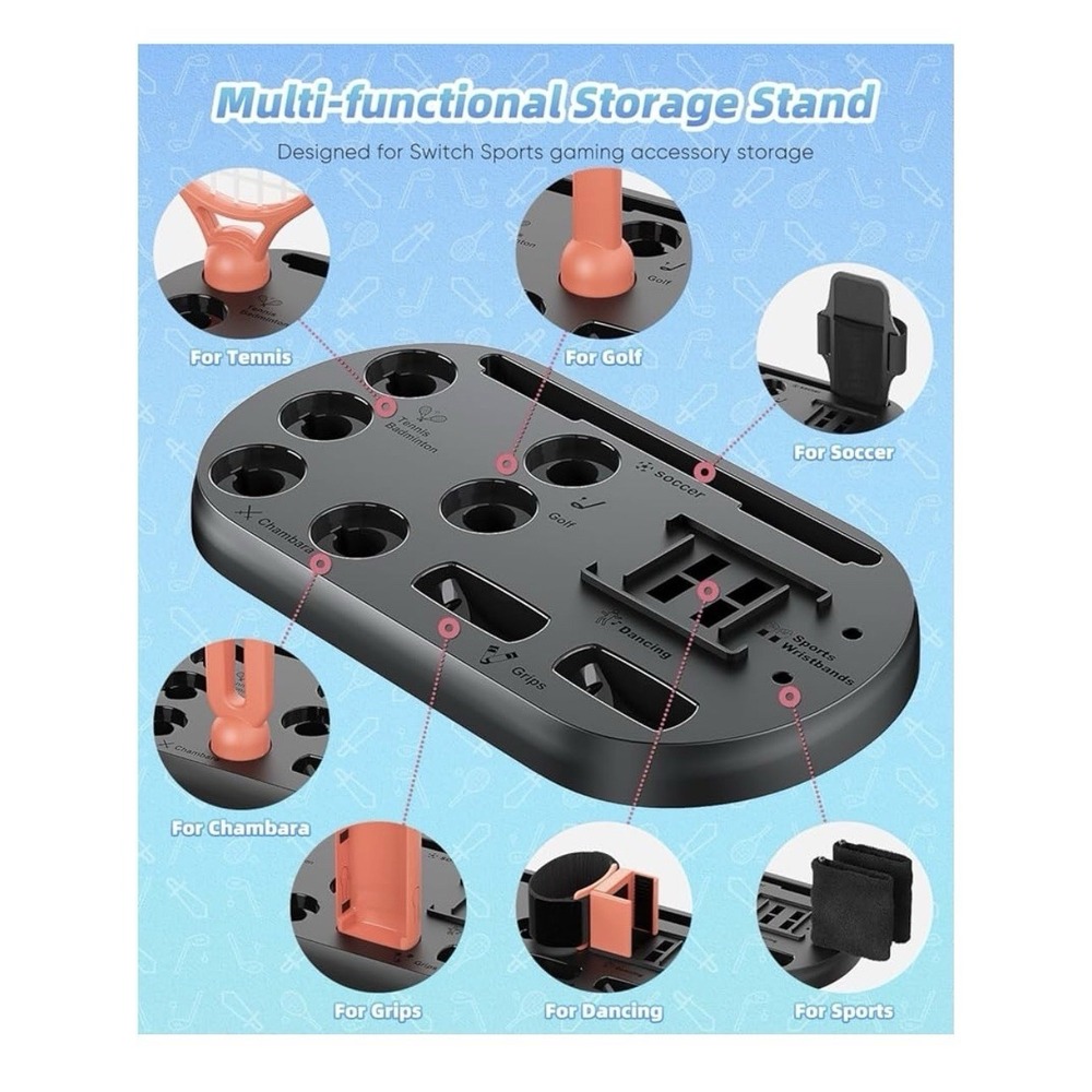 Kova For Nintendo Switch 2 Sport Accessories Bundle & Stand Sports Pack - Picture 8 of 9